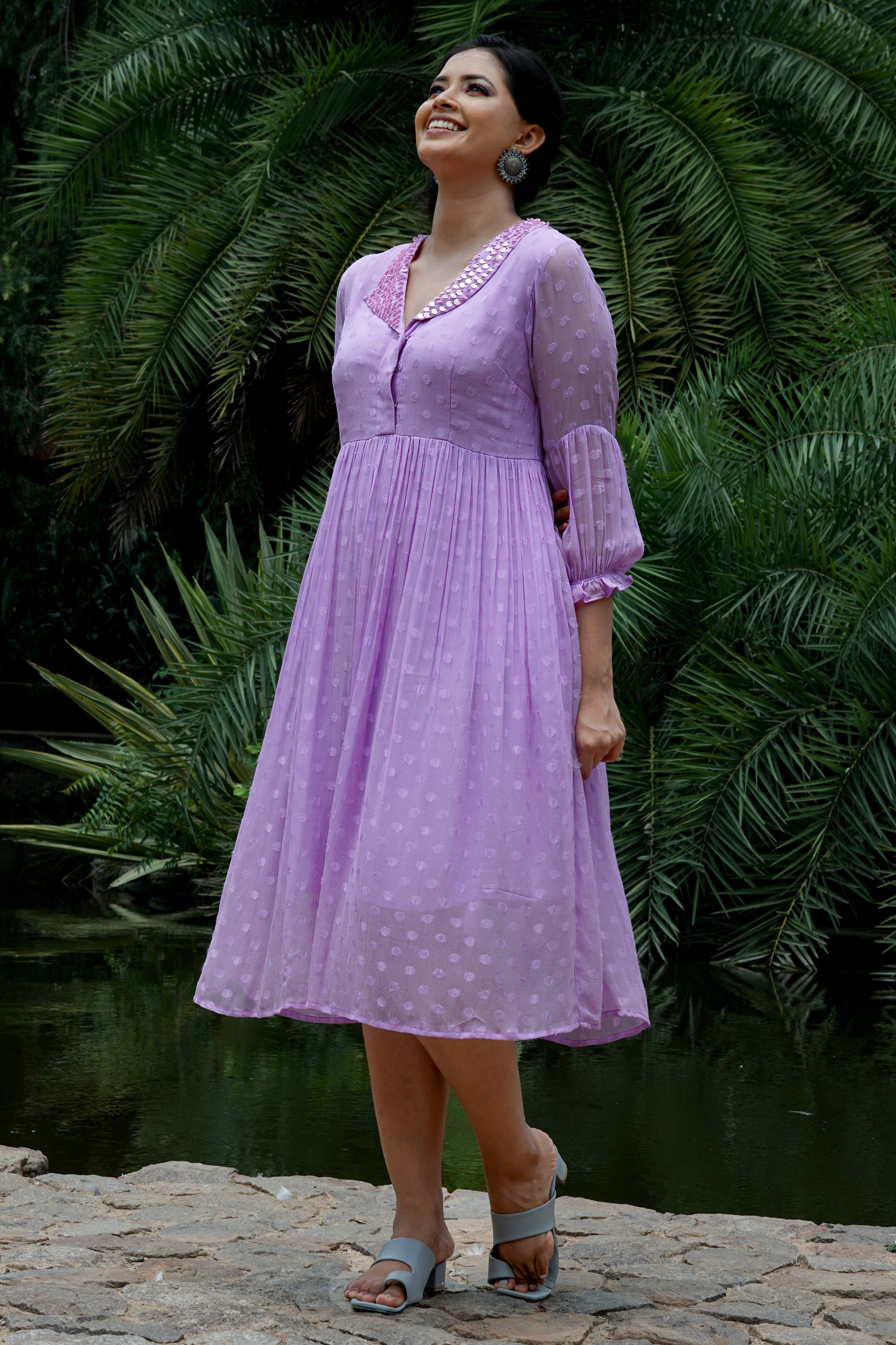 Lillic Summary Dress| Lilac Dresses for Women