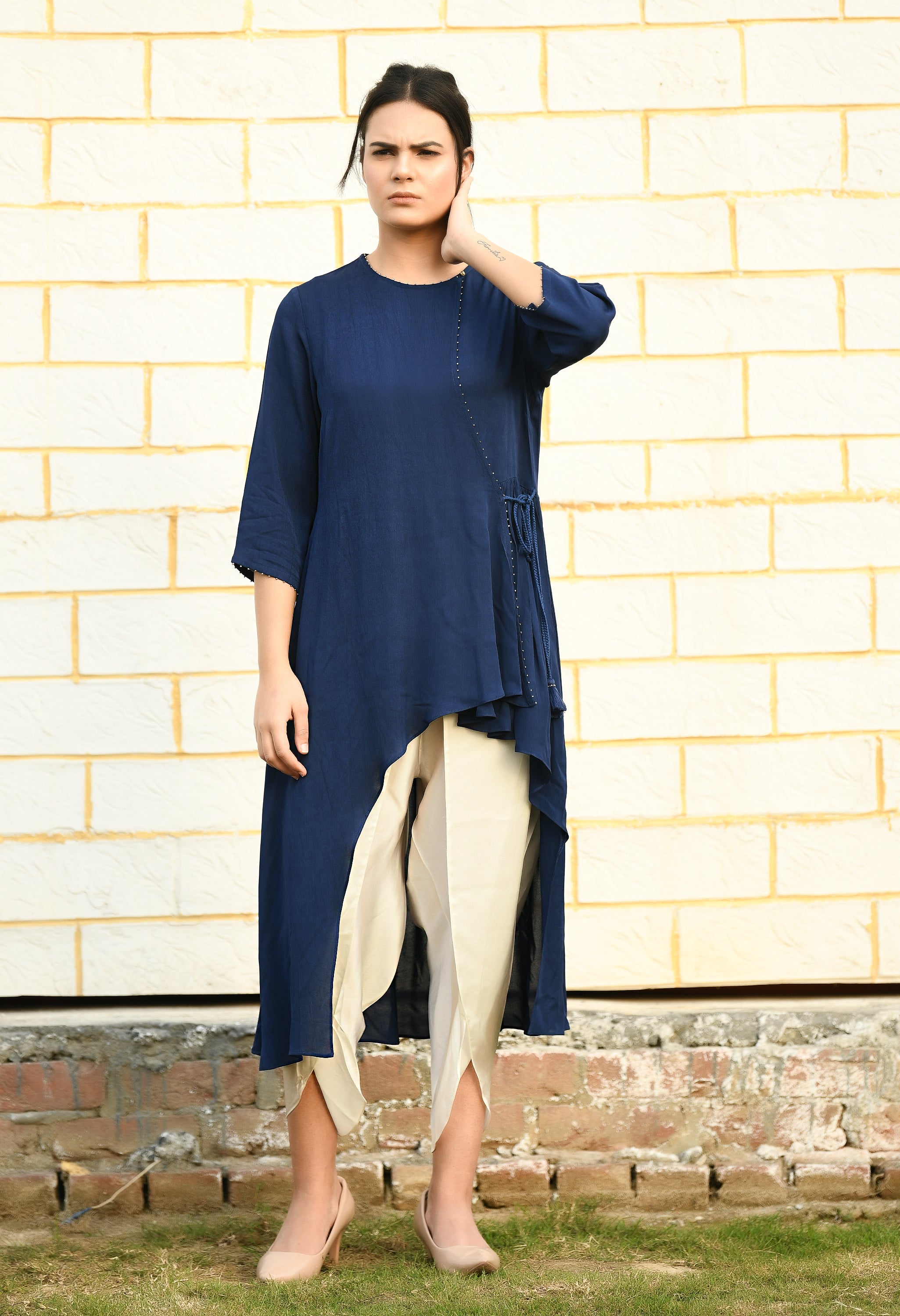 Angrakha & Dhoti Pants Set | Women Dhoti Kurtas online