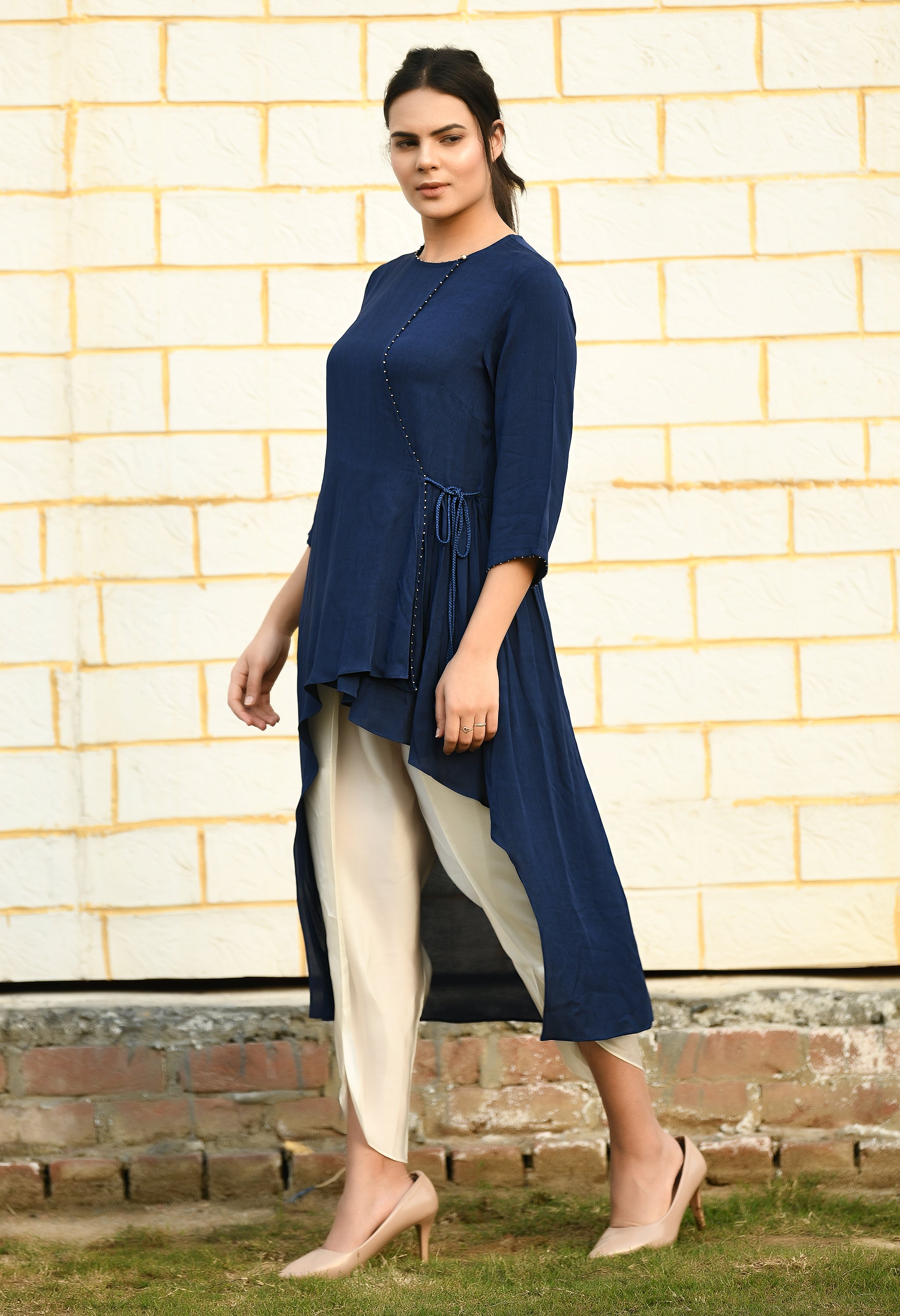 Angrakha & Dhoti Pants Set | Women Dhoti Kurtas online