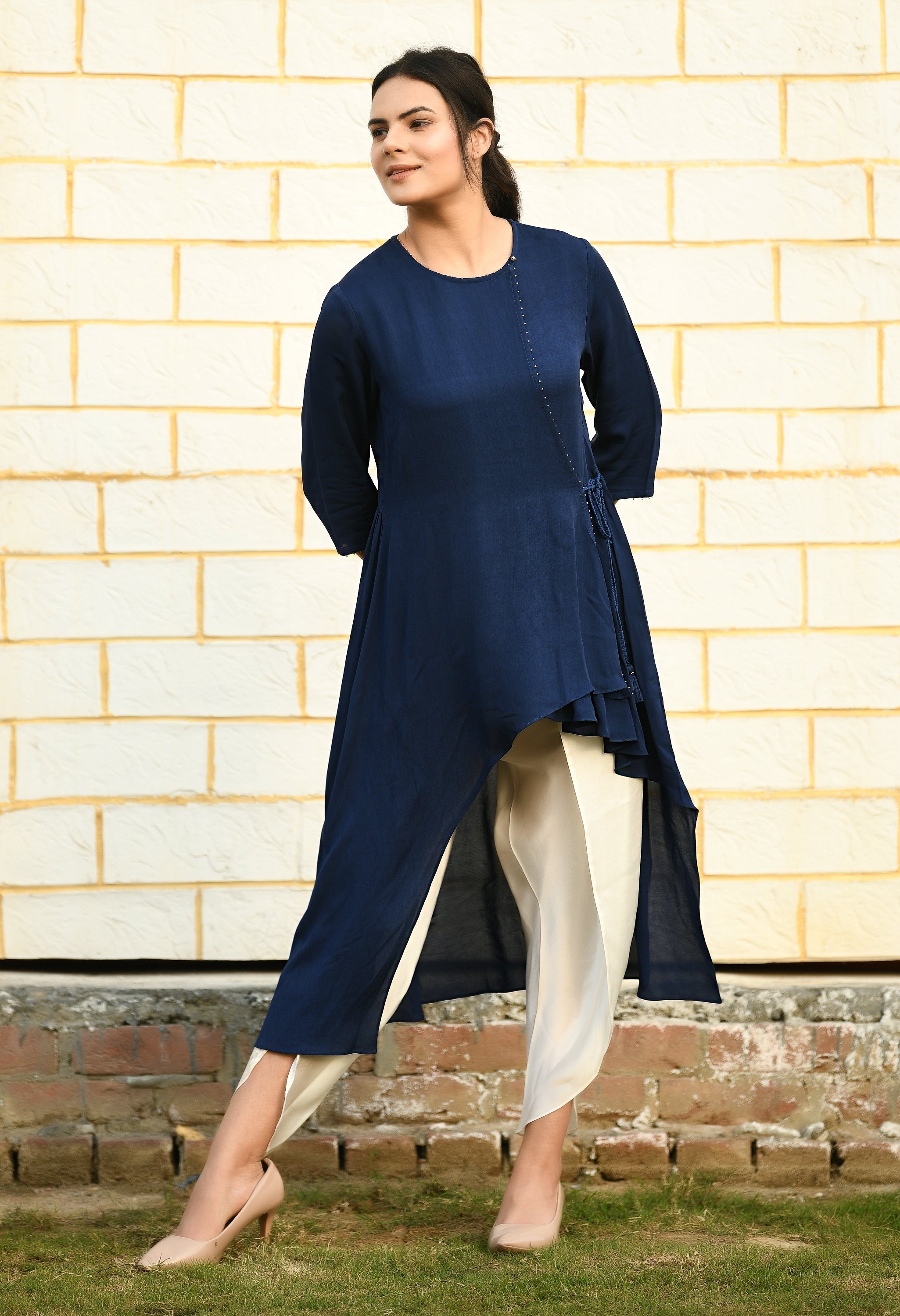 Angrakha & Dhoti Pants Set | Women Dhoti Kurtas online