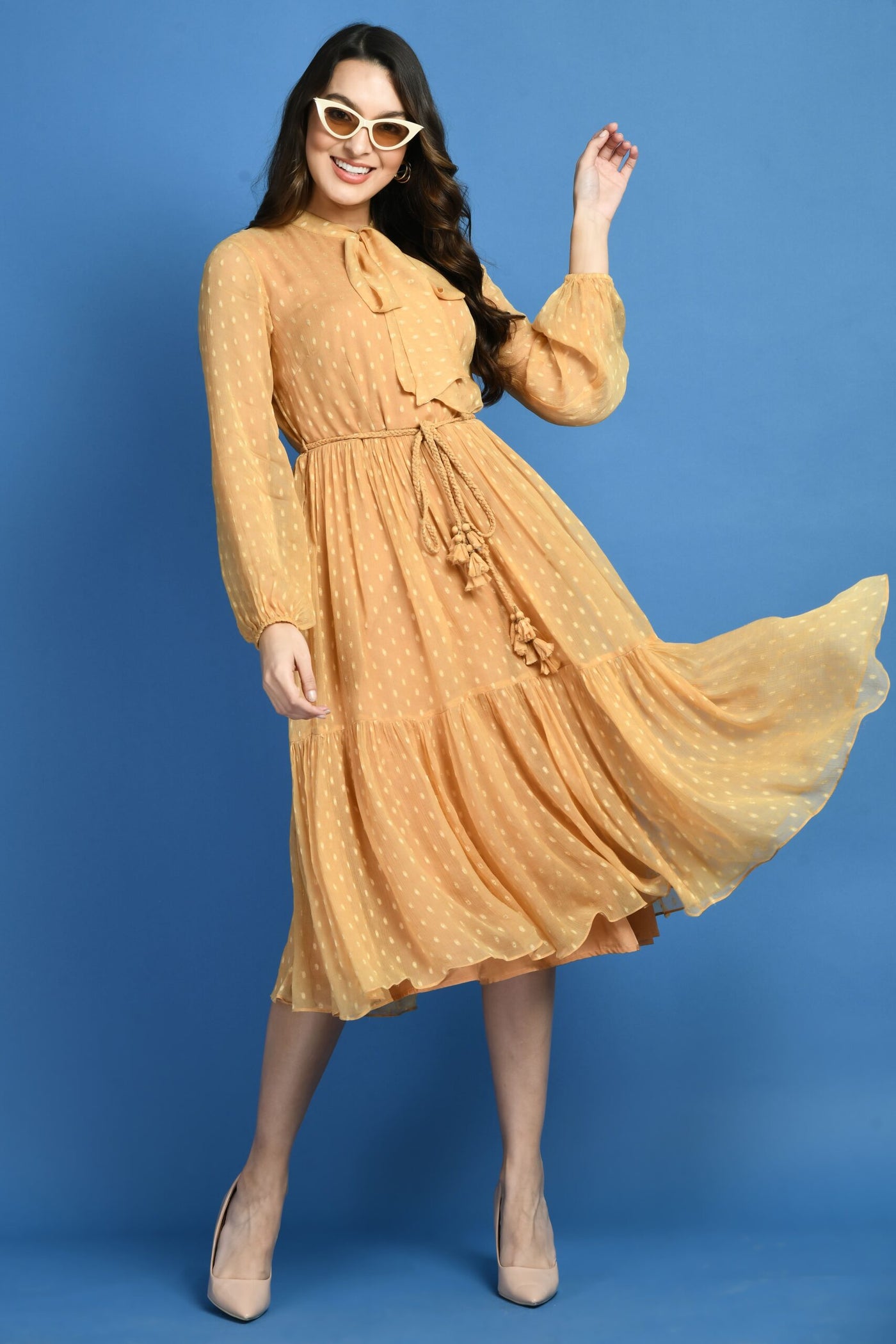 Buy Affordable Fit and Flare Dress for Women SEEDS OF FUSION Buy Affordable Fit and Flare Dress for Women SEEDS OF FUSION