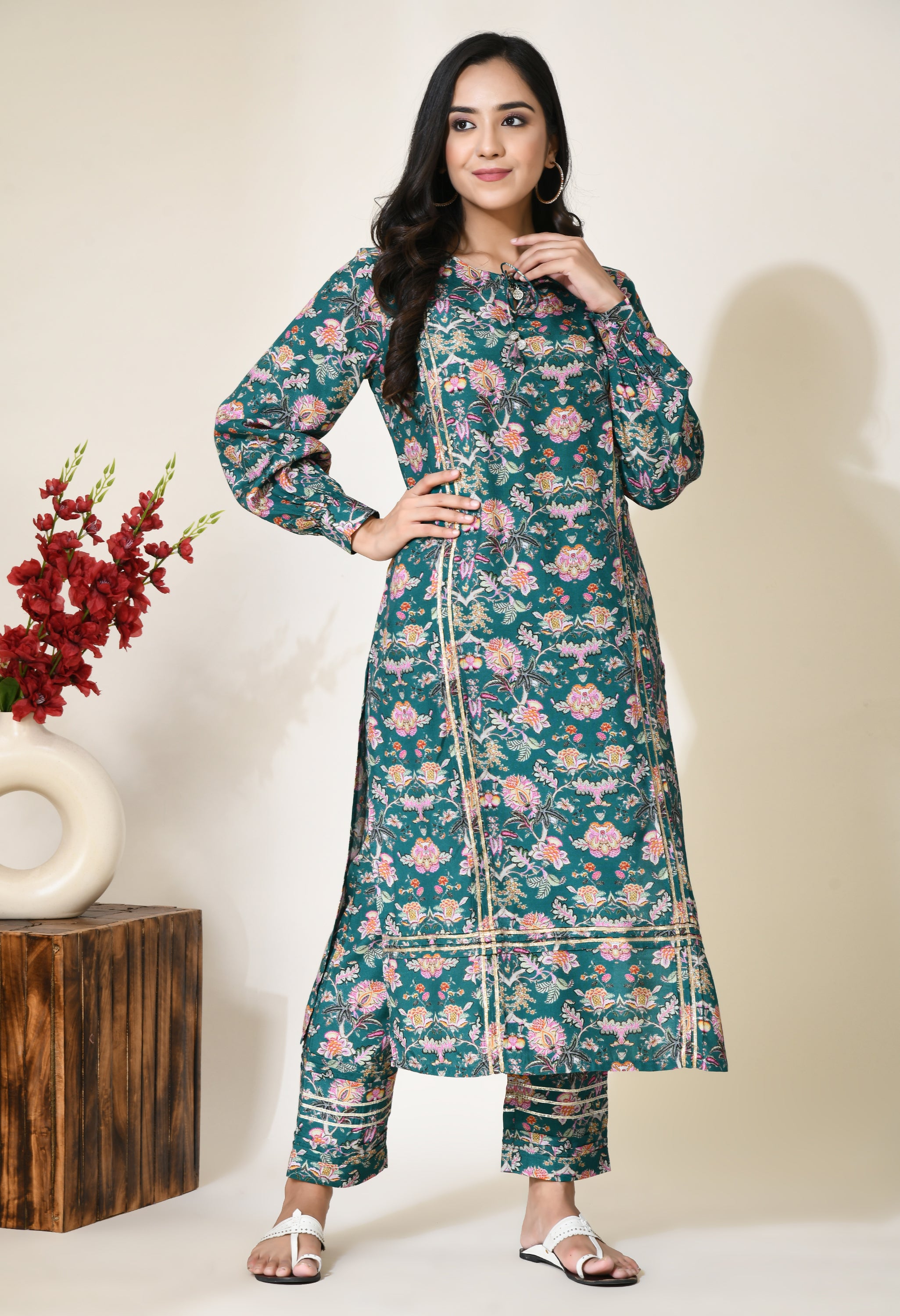 Sitare Gota Patti Kurta | Gota Patti Kurtis Online