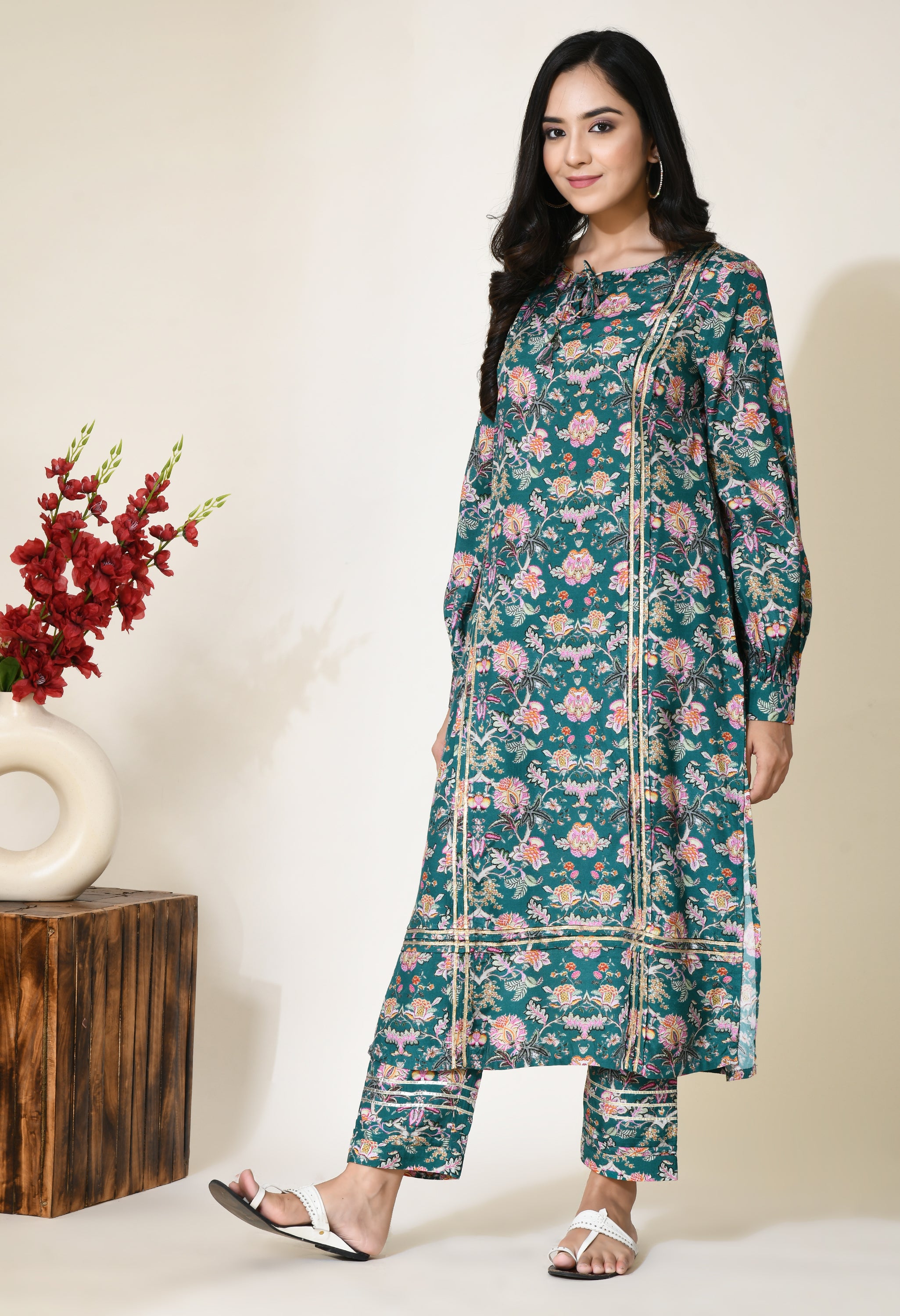 Sitare Gota Patti Kurta | Gota Patti Kurtis Online