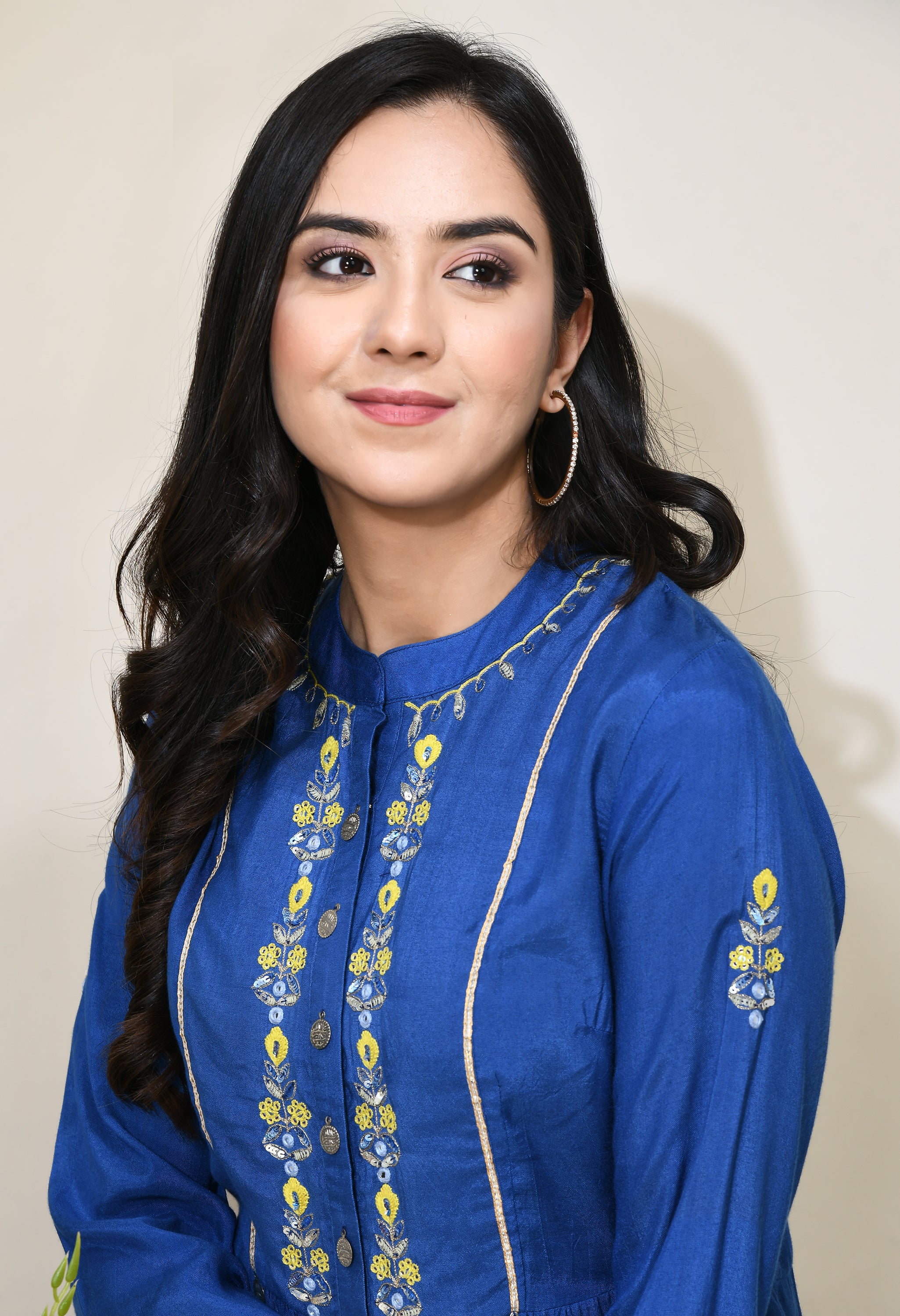 Midnight Blue Kurta | Women Navy Blue Kurtas online