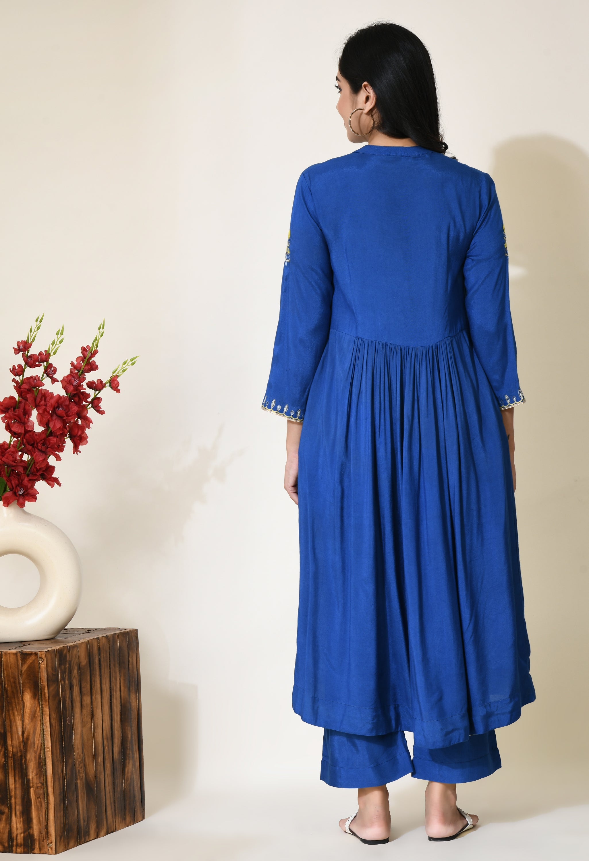 Midnight Blue Kurta | Women Navy Blue Kurtas online