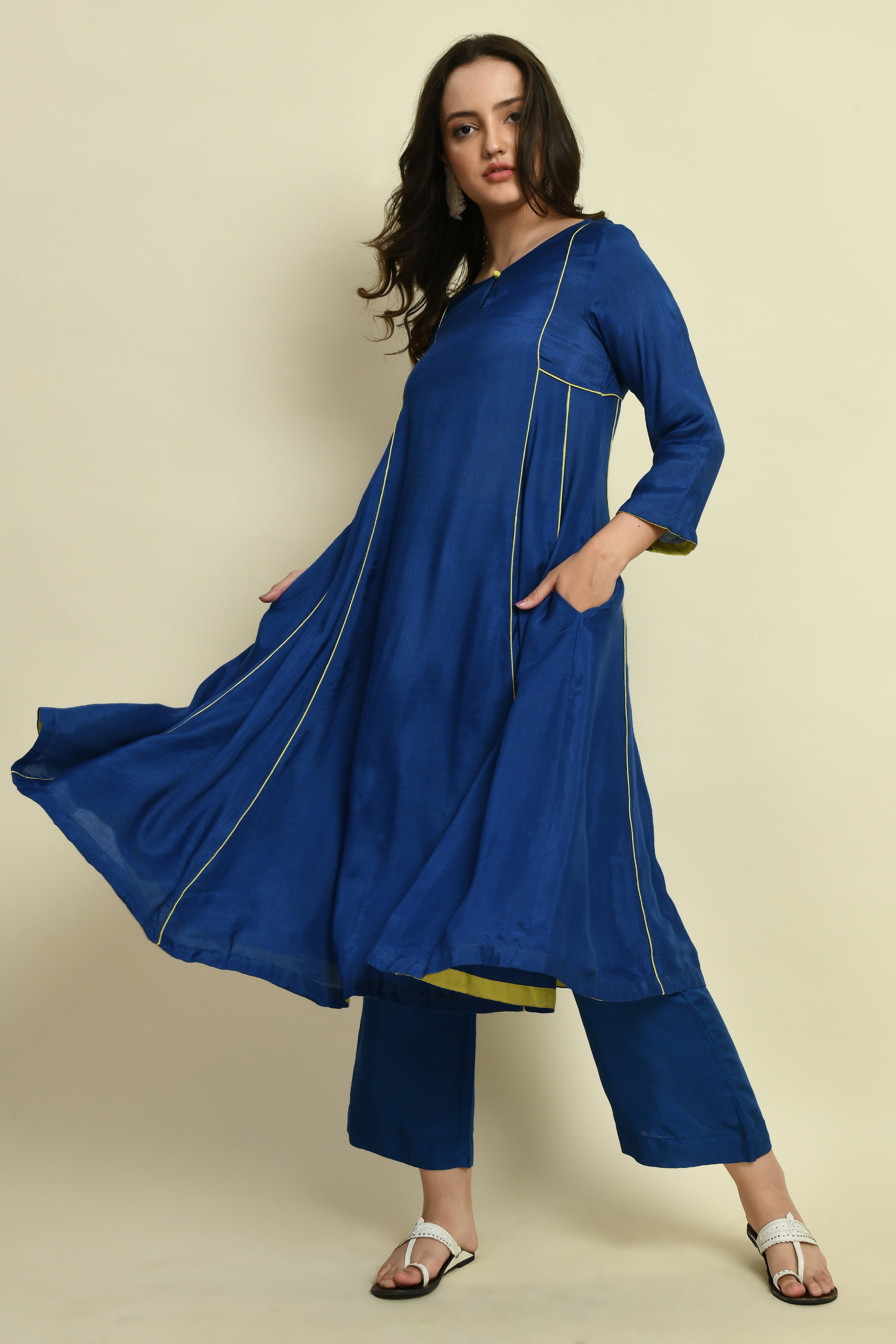 deep-blue-pure-pannel-kurta