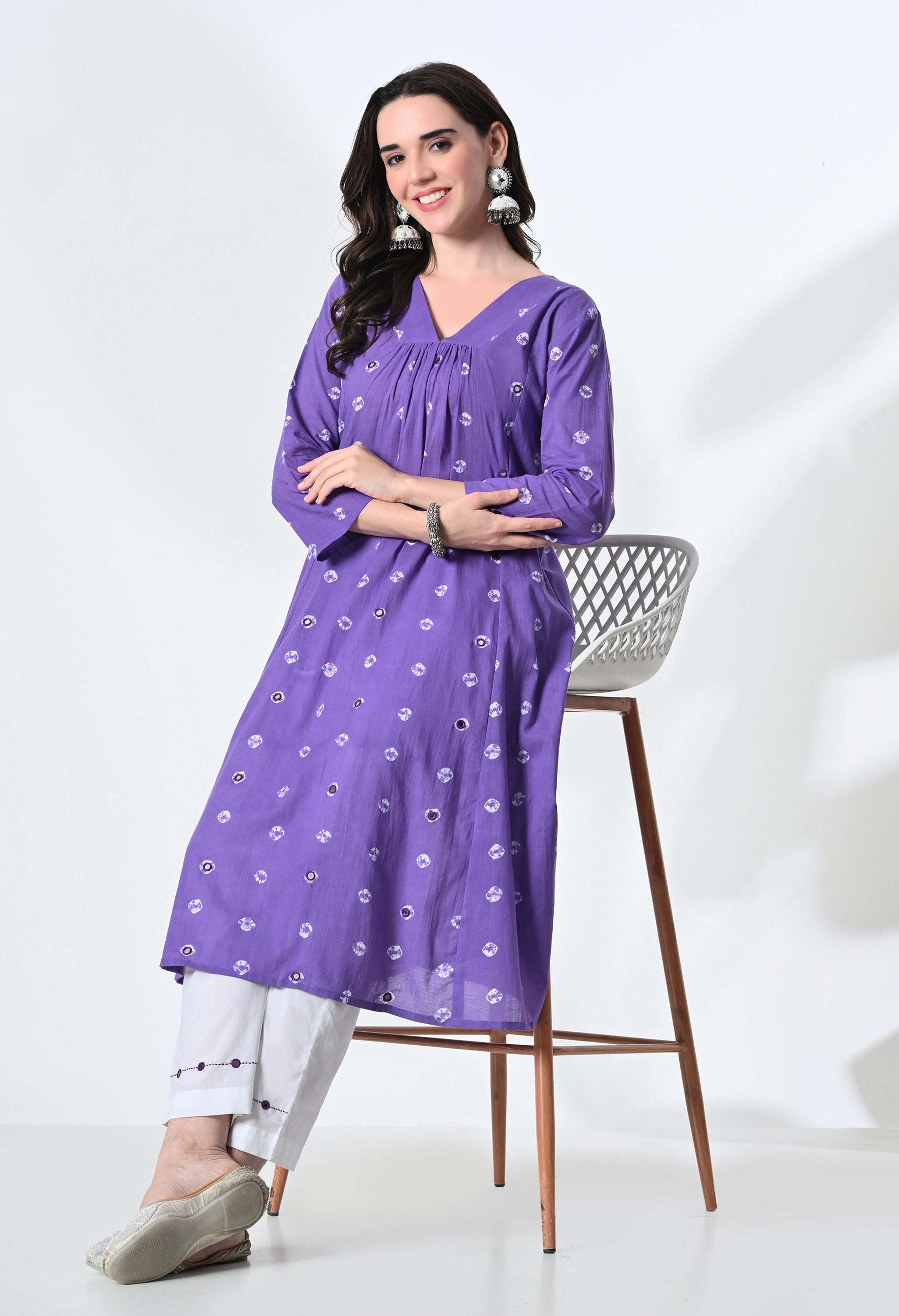 BANDEJ COTTON KURTA SET