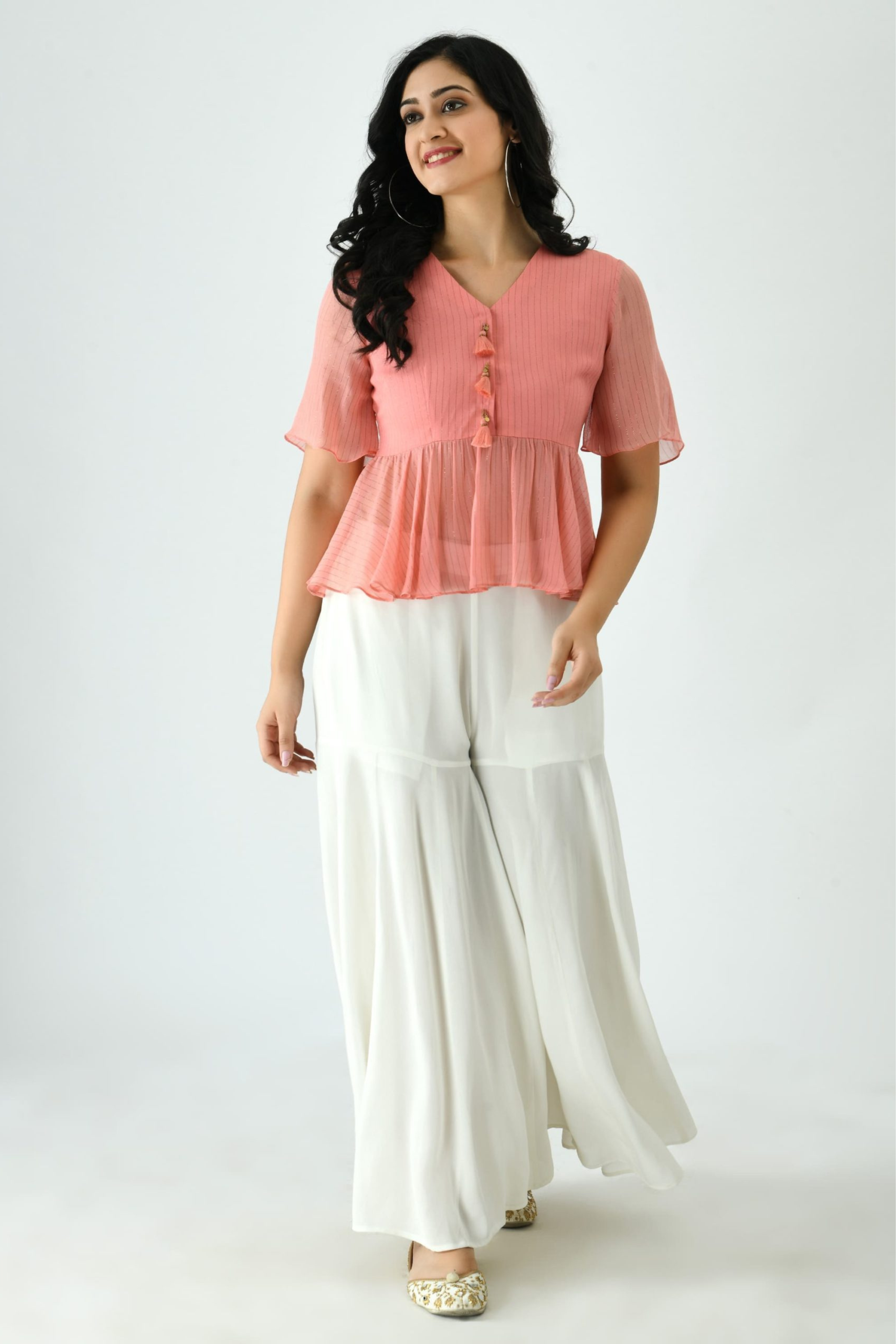 Peach Thread Work Tunic