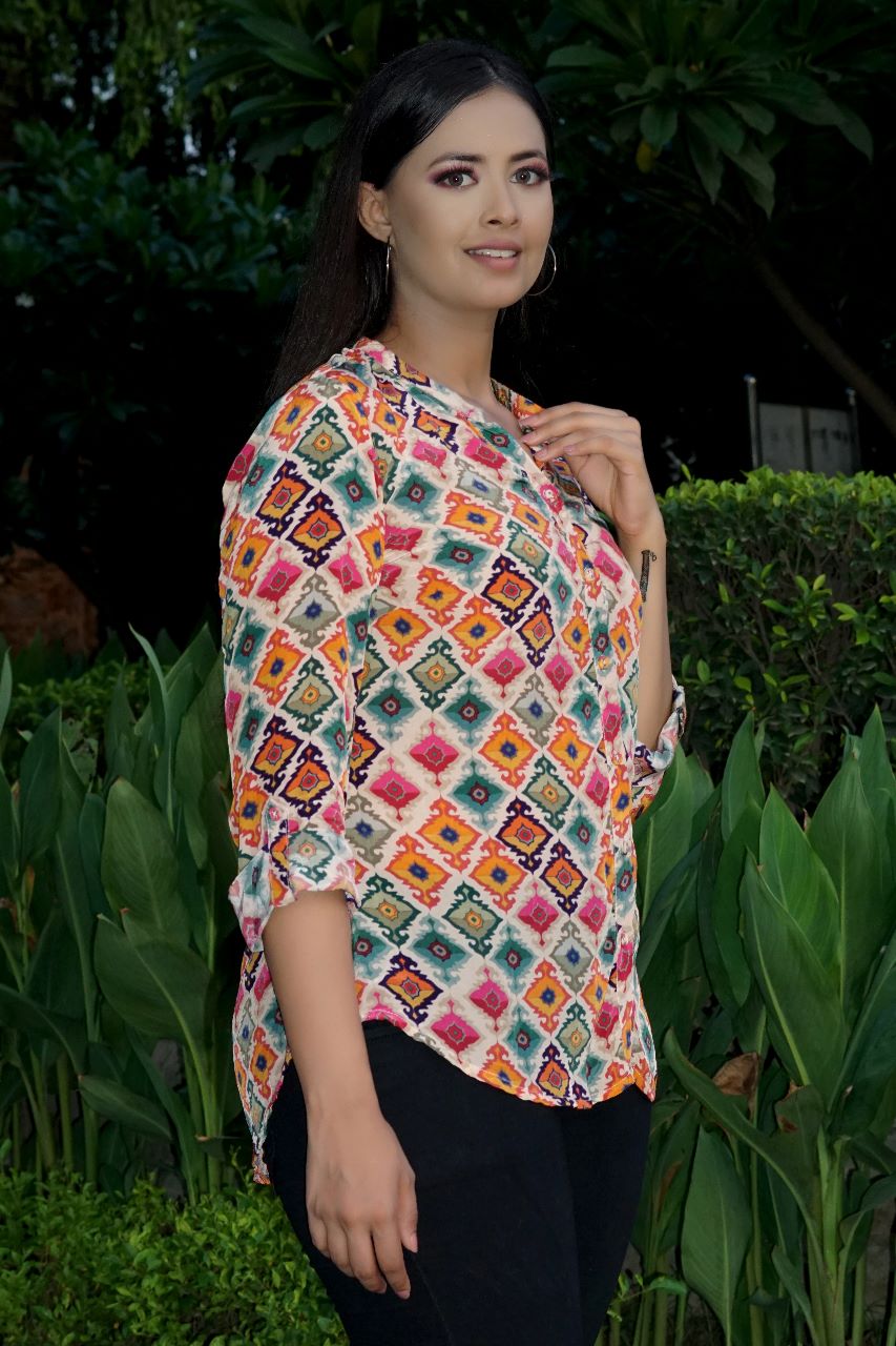 Rozaana Crepe Top | Shop for Crepe Tops Online