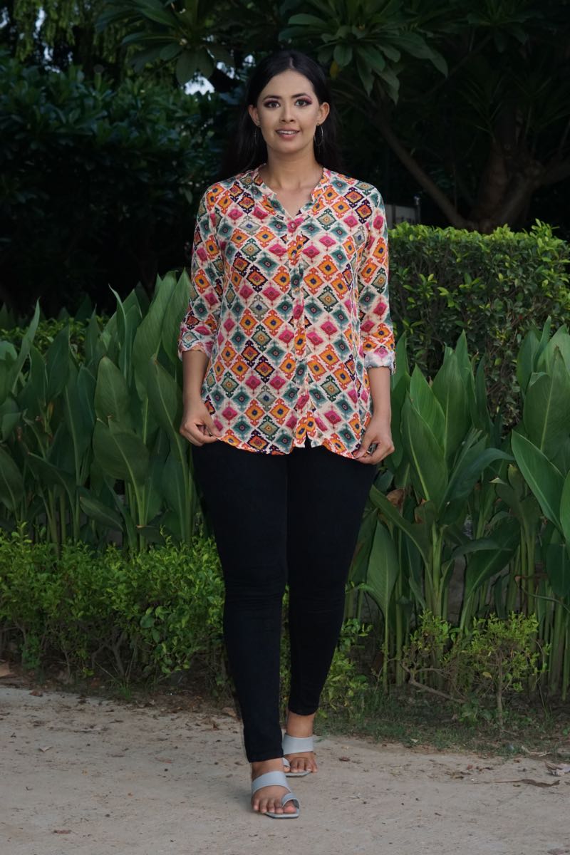 Rozaana Crepe Top | Shop for Crepe Tops Online