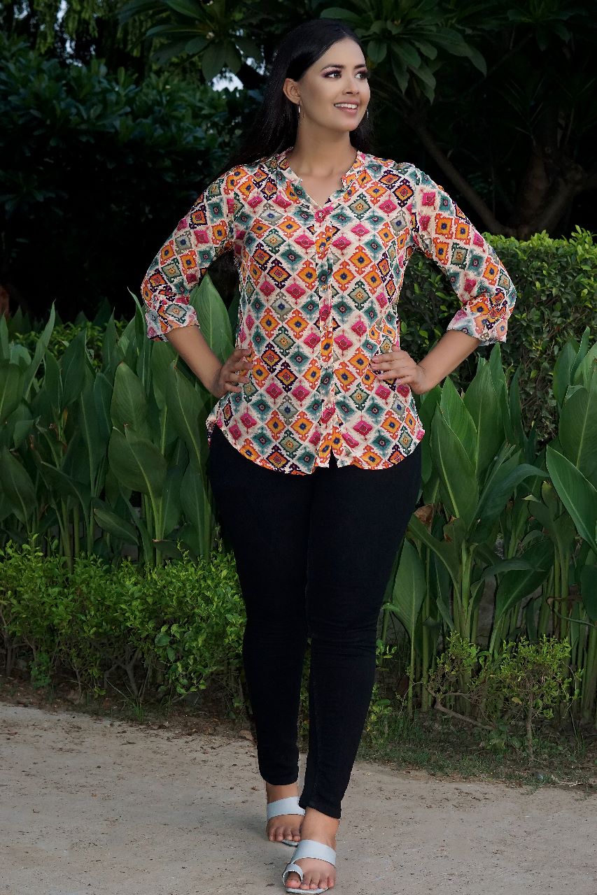 Rozaana Crepe Top | Shop for Crepe Tops Online