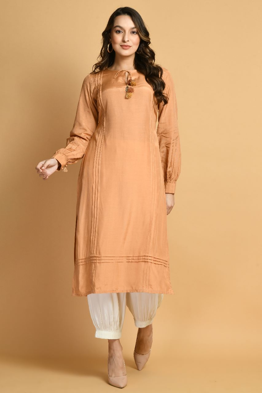 Sandalwood Kurta Set | Sandal Kurta Set For Women
