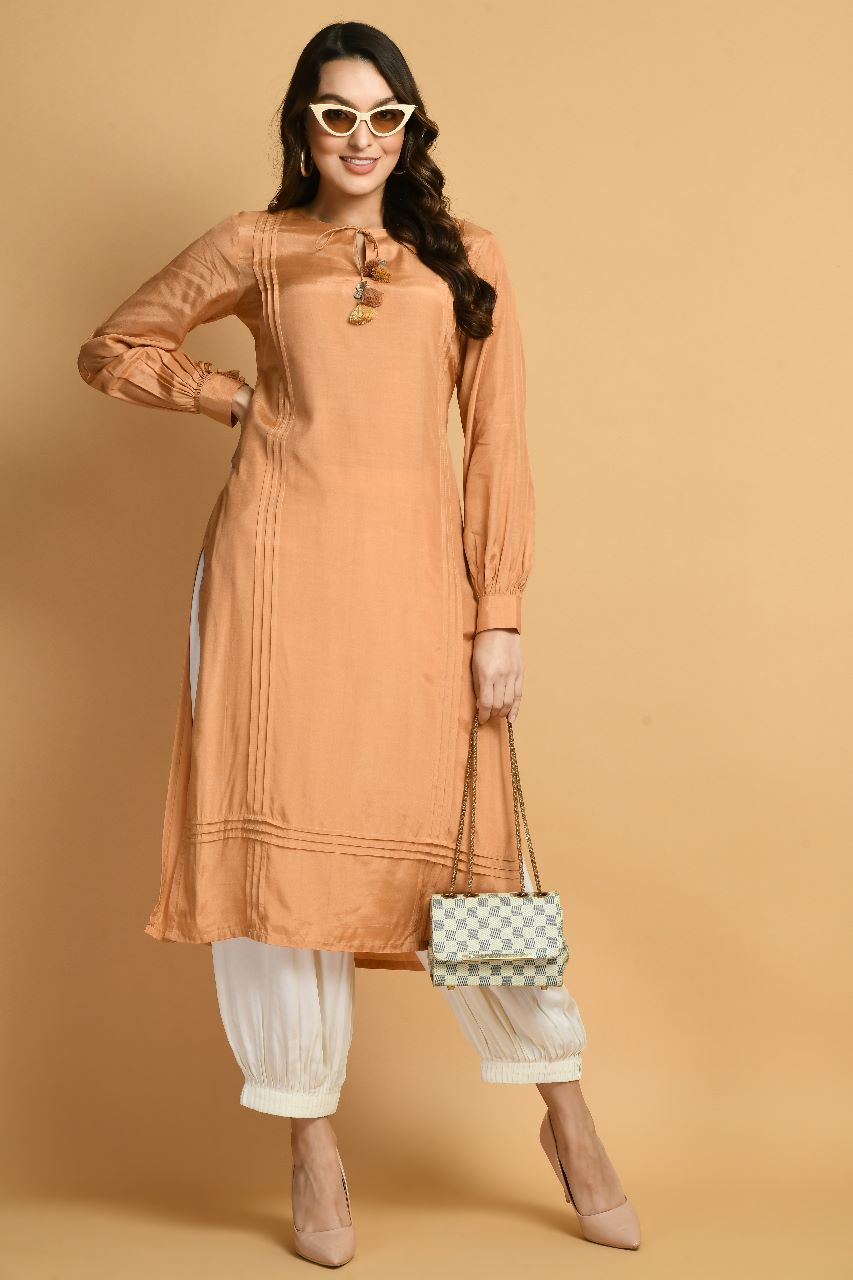 Sandalwood Kurta Set | Sandal Kurta Set For Women