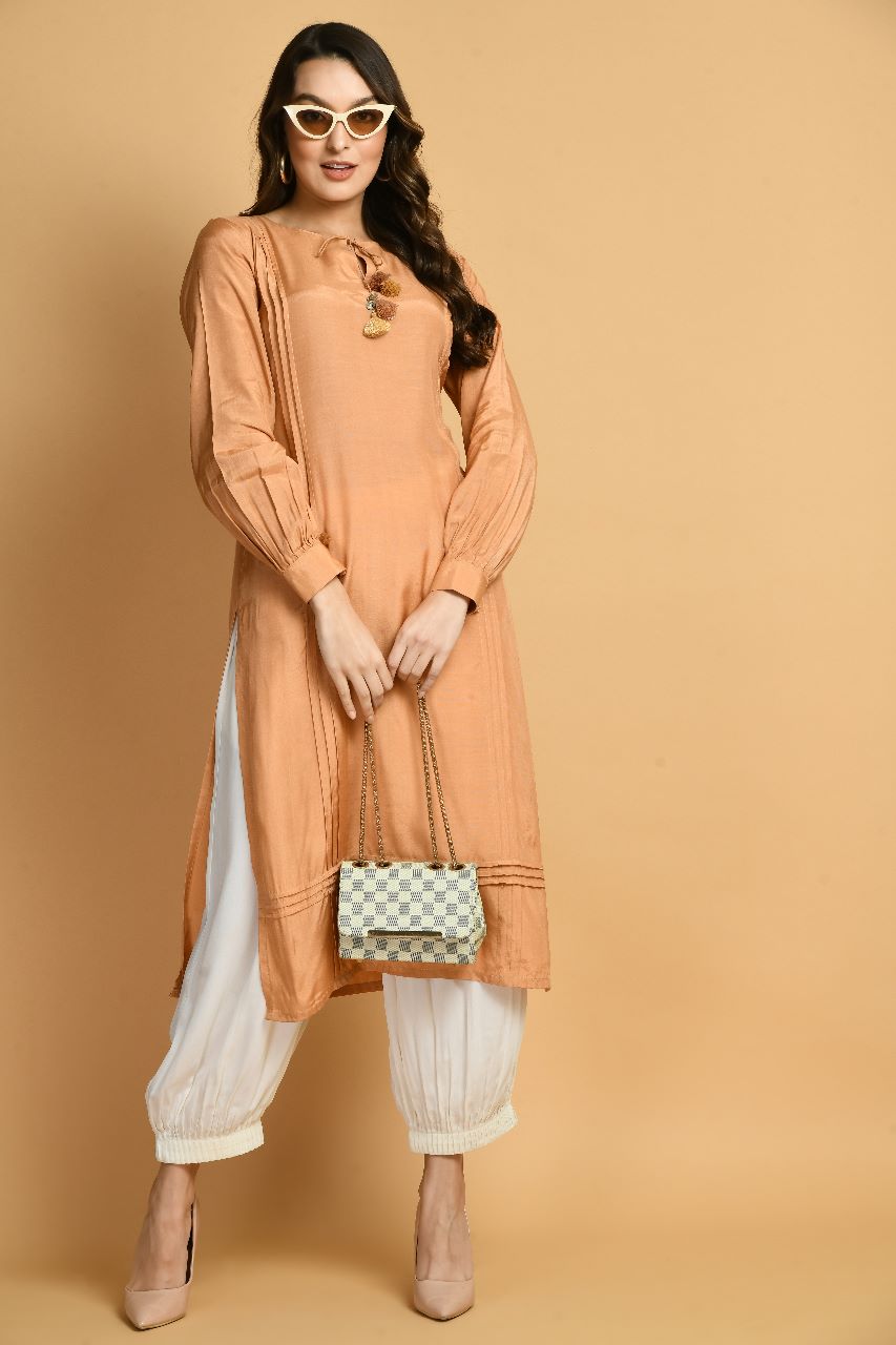 Sandalwood Kurta Set | Sandal Kurta Set For Women