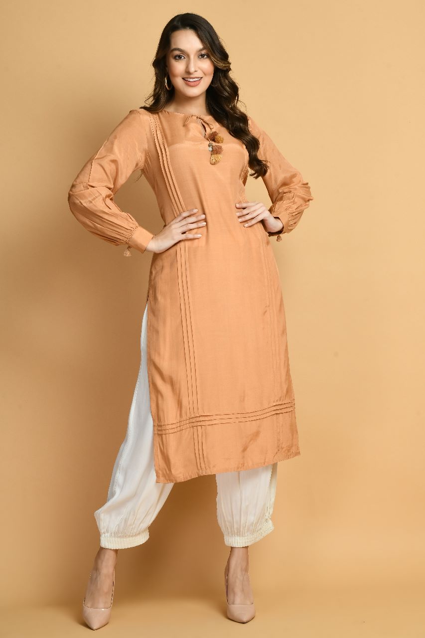 Sandalwood Kurta Set | Sandal Kurta Set For Women