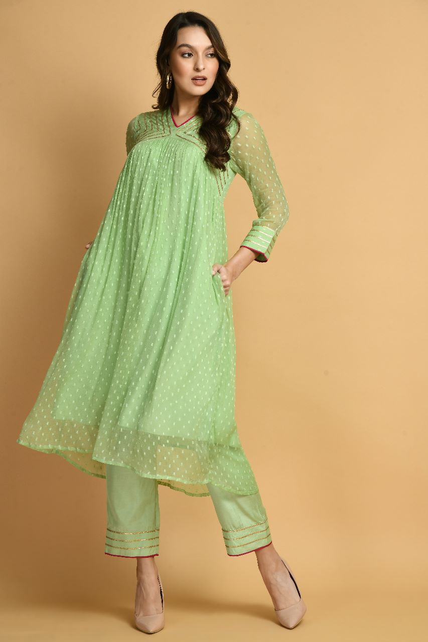 Grassroot Gota Kurta Set | Gota Patti Kurta Sets for women