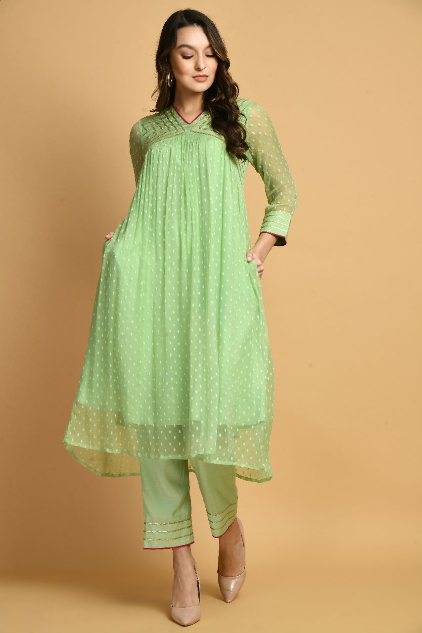 Grassroot Gota Kurta Set | Gota Patti Kurta Sets for women