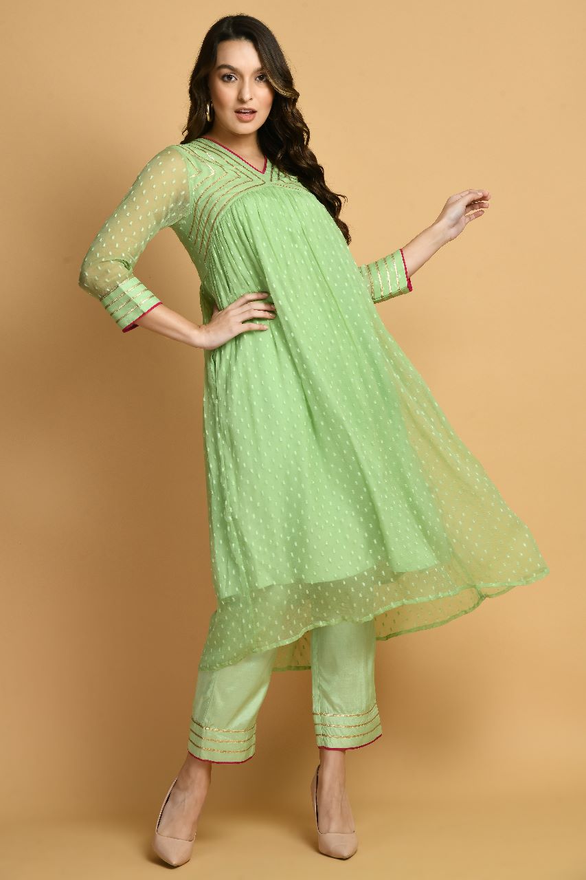 Grassroot Gota Kurta Set | Gota Patti Kurta Sets for women