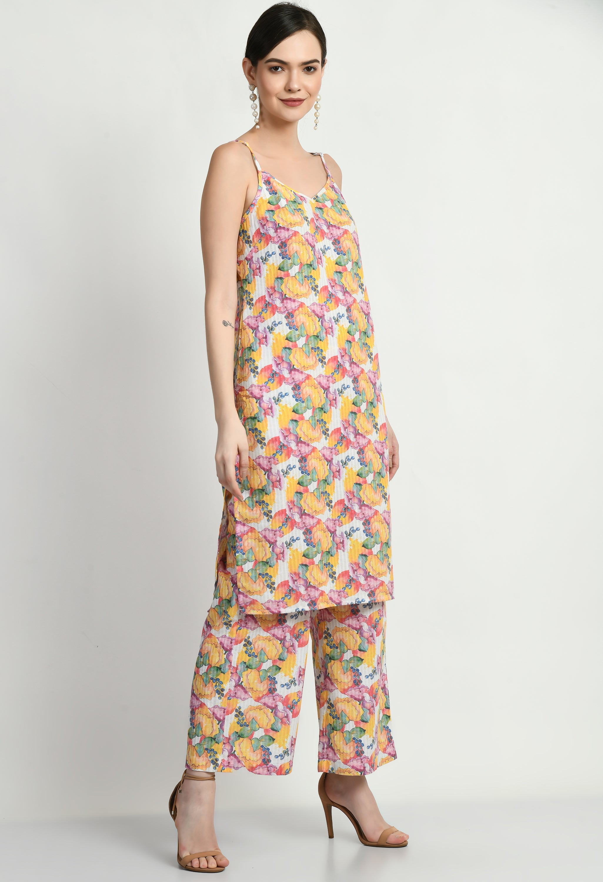 Noodle Cotton Kurta | Buy Strap Kurtas Online