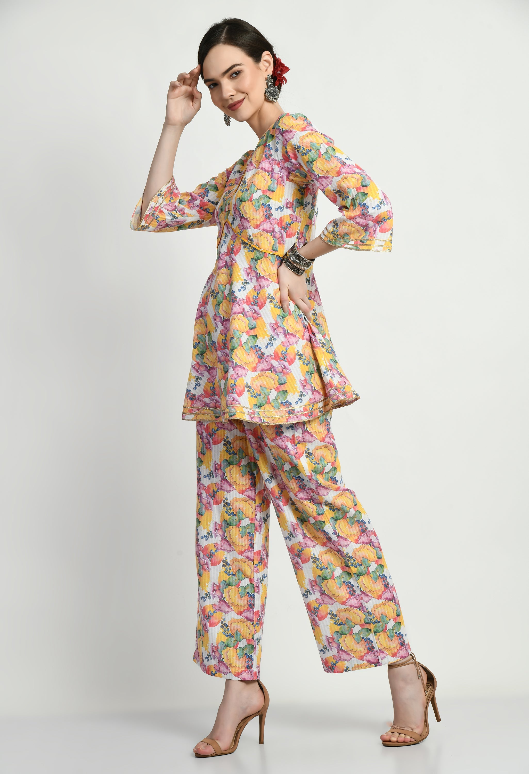 Aaliya Cotton Top Set | Top Bottom Sets for Women