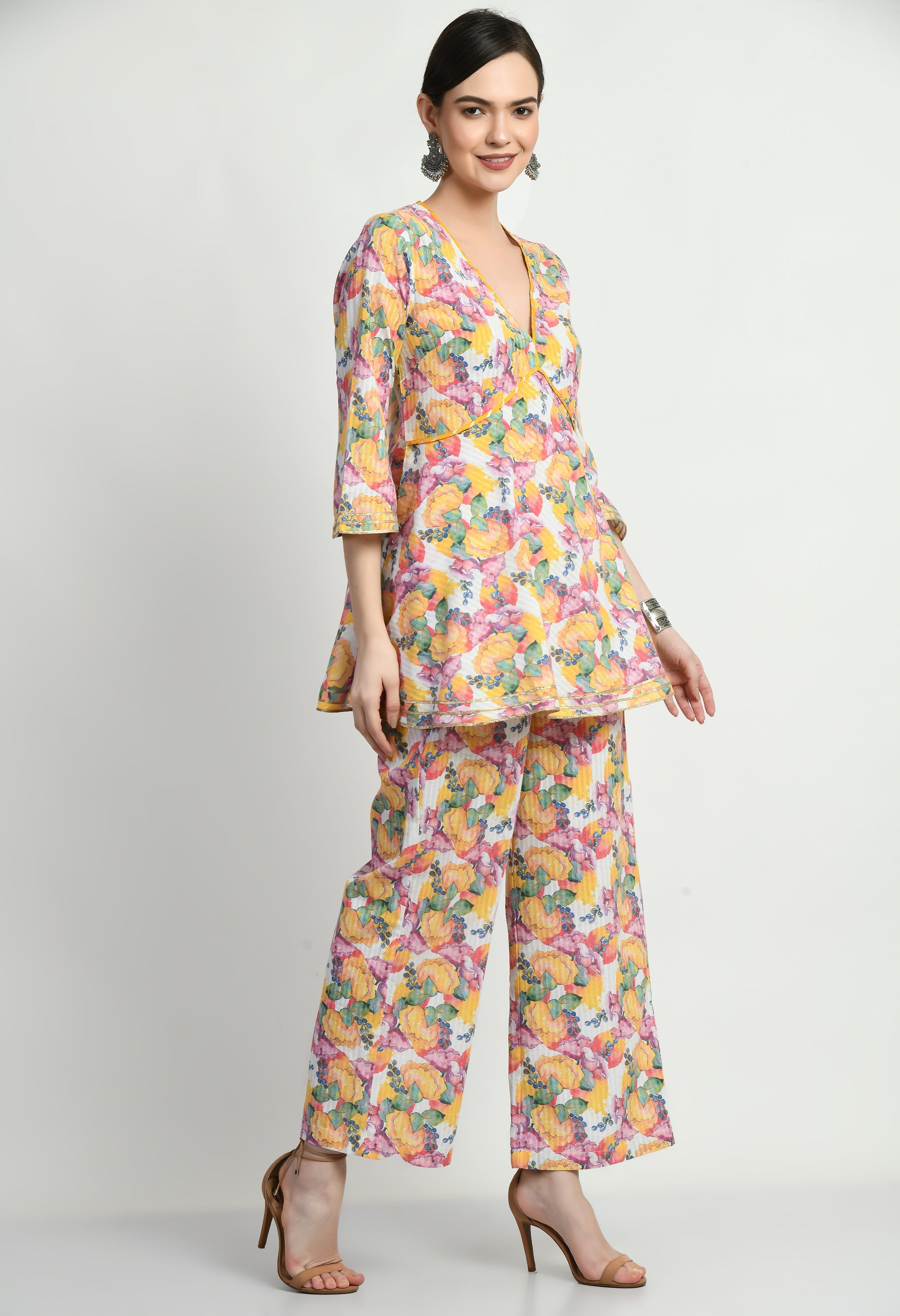 Aaliya Cotton Top Set | Top Bottom Sets for Women