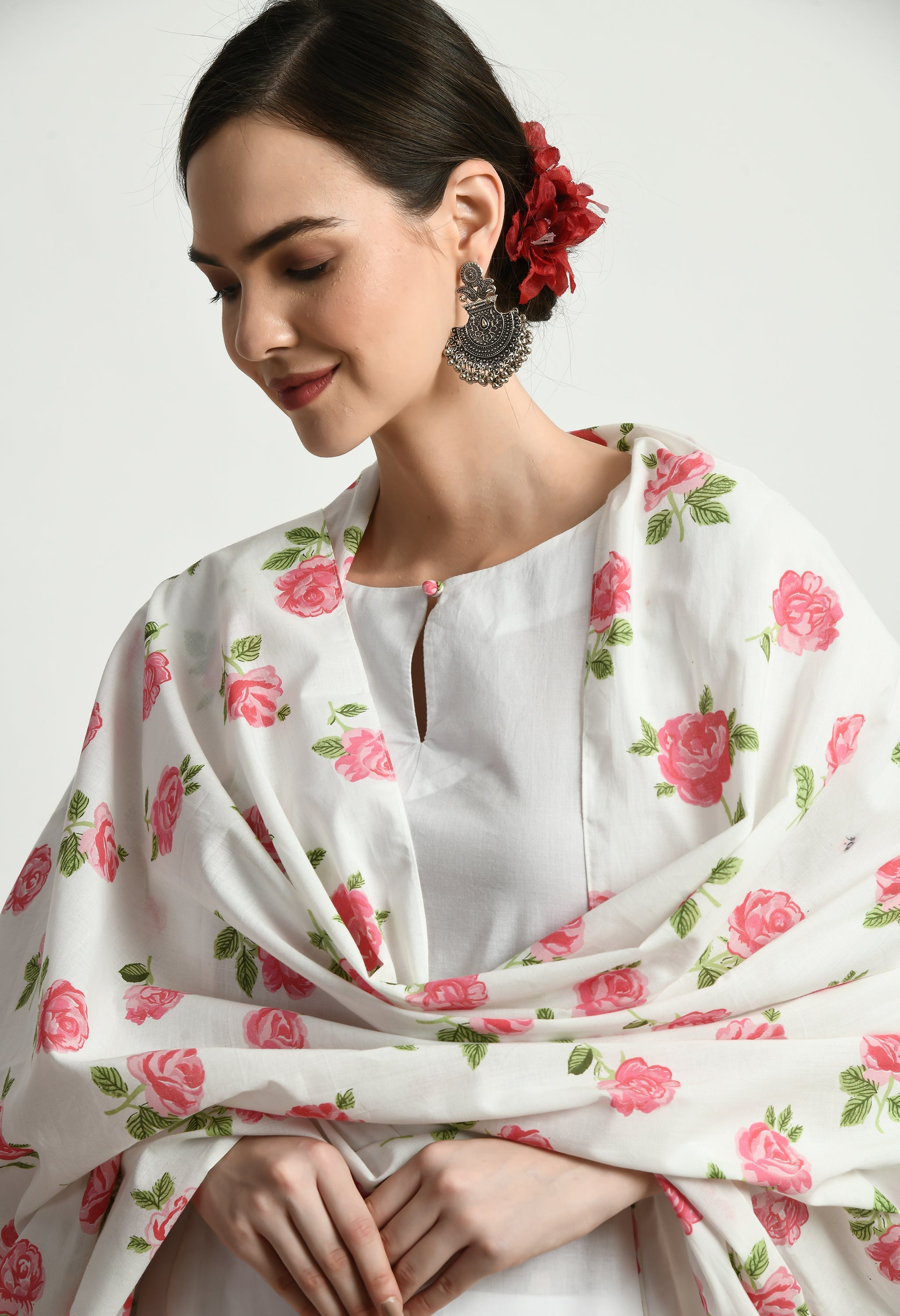 Bahar Cotton Dupatta Set | Cotton Suits with Dupatta Online