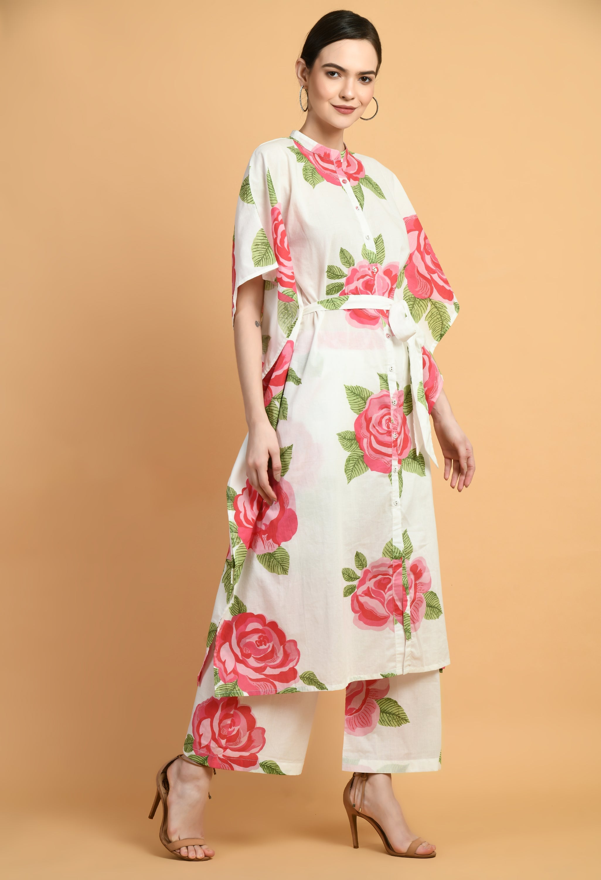 Summer Soft Cotton Kaftan | Summer Kaftan Dress for Women