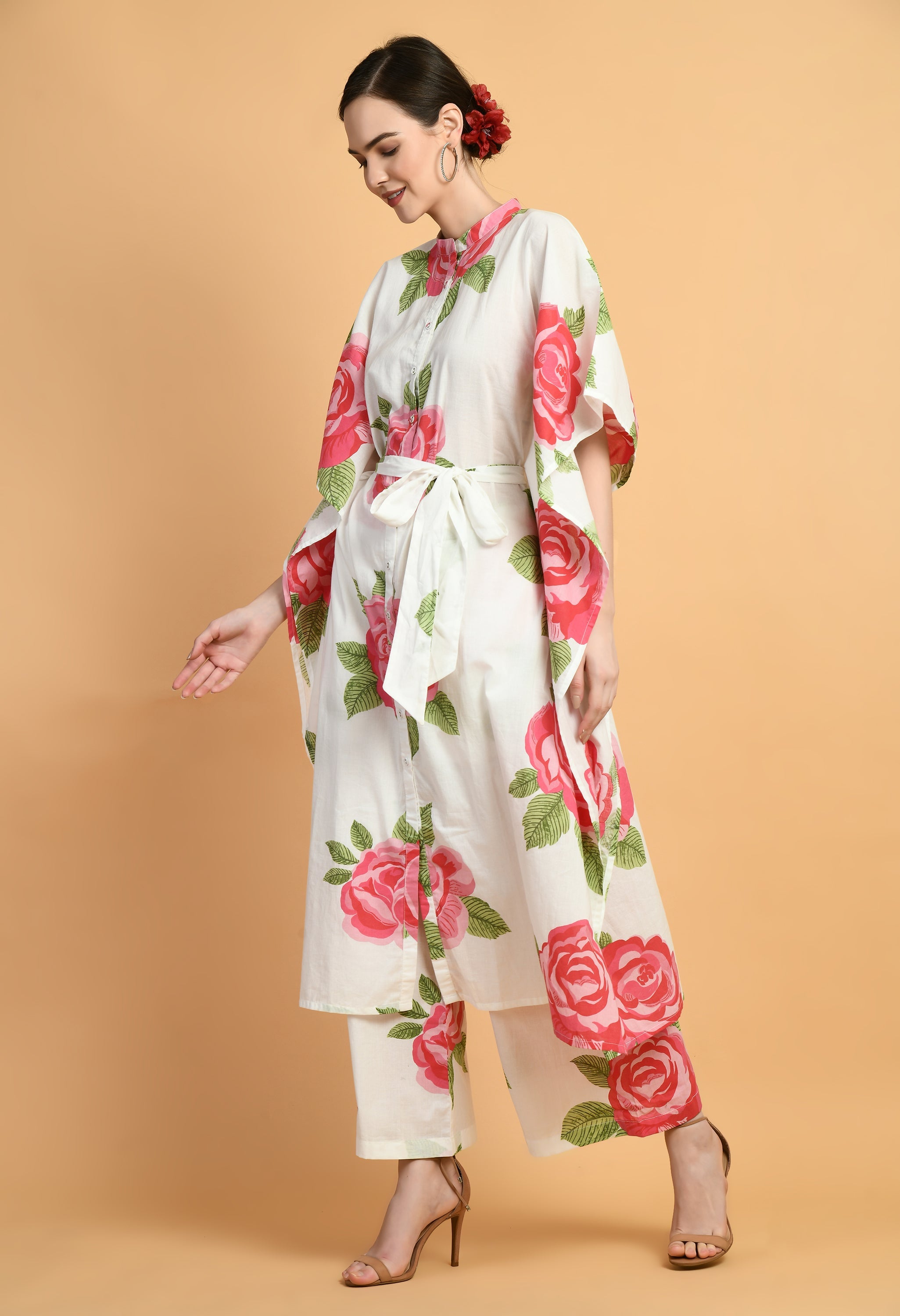 Summer Soft Cotton Kaftan | Summer Kaftan Dress for Women