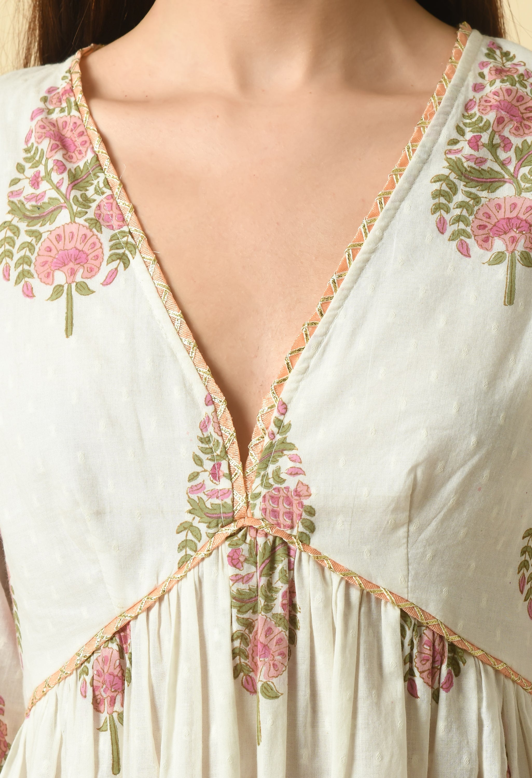 Mirah Handblock Co Ord Set | Stylish Co-ords Sets for Women