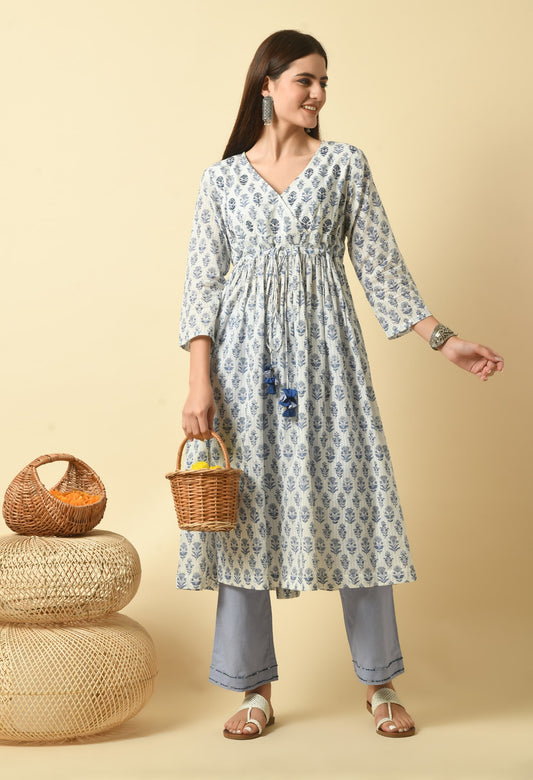 poshak-handblock-cotton-kurta-set-|-hand-block-print-kurta-set