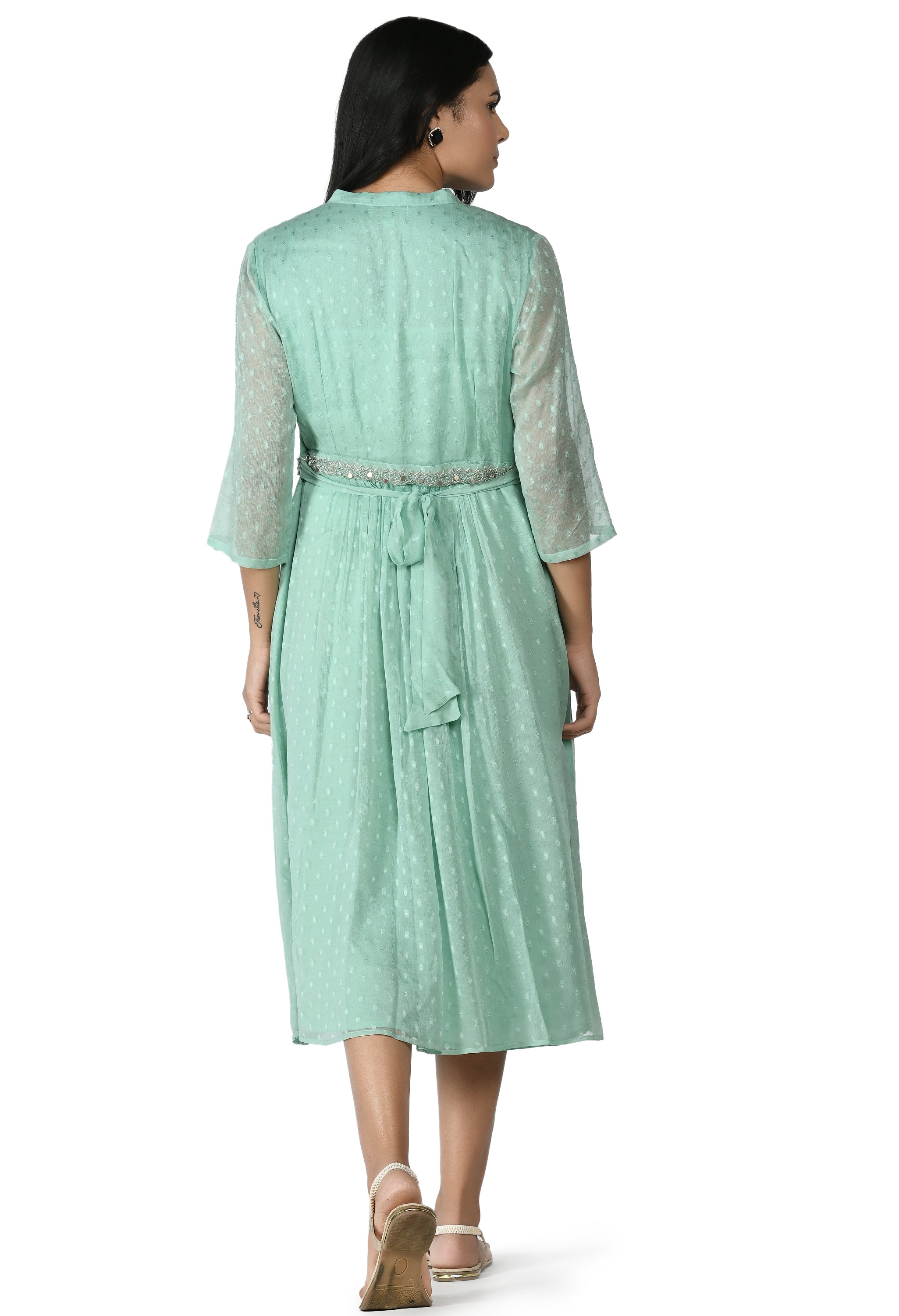 Mint Chiffon Dress | Chiffon Mint Green Dress