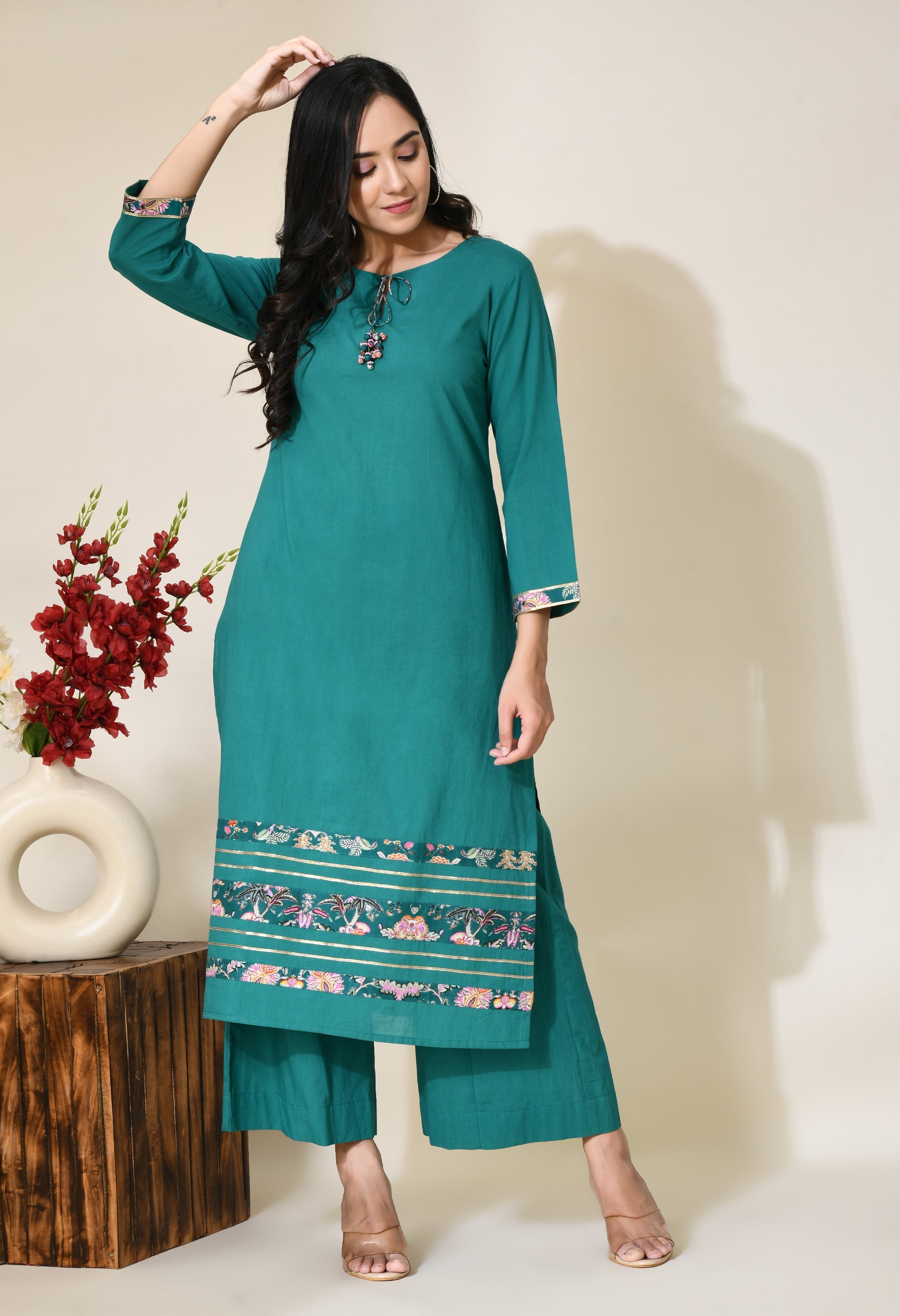 Subh Cotton Kurta Set | Women Kurta Set in India