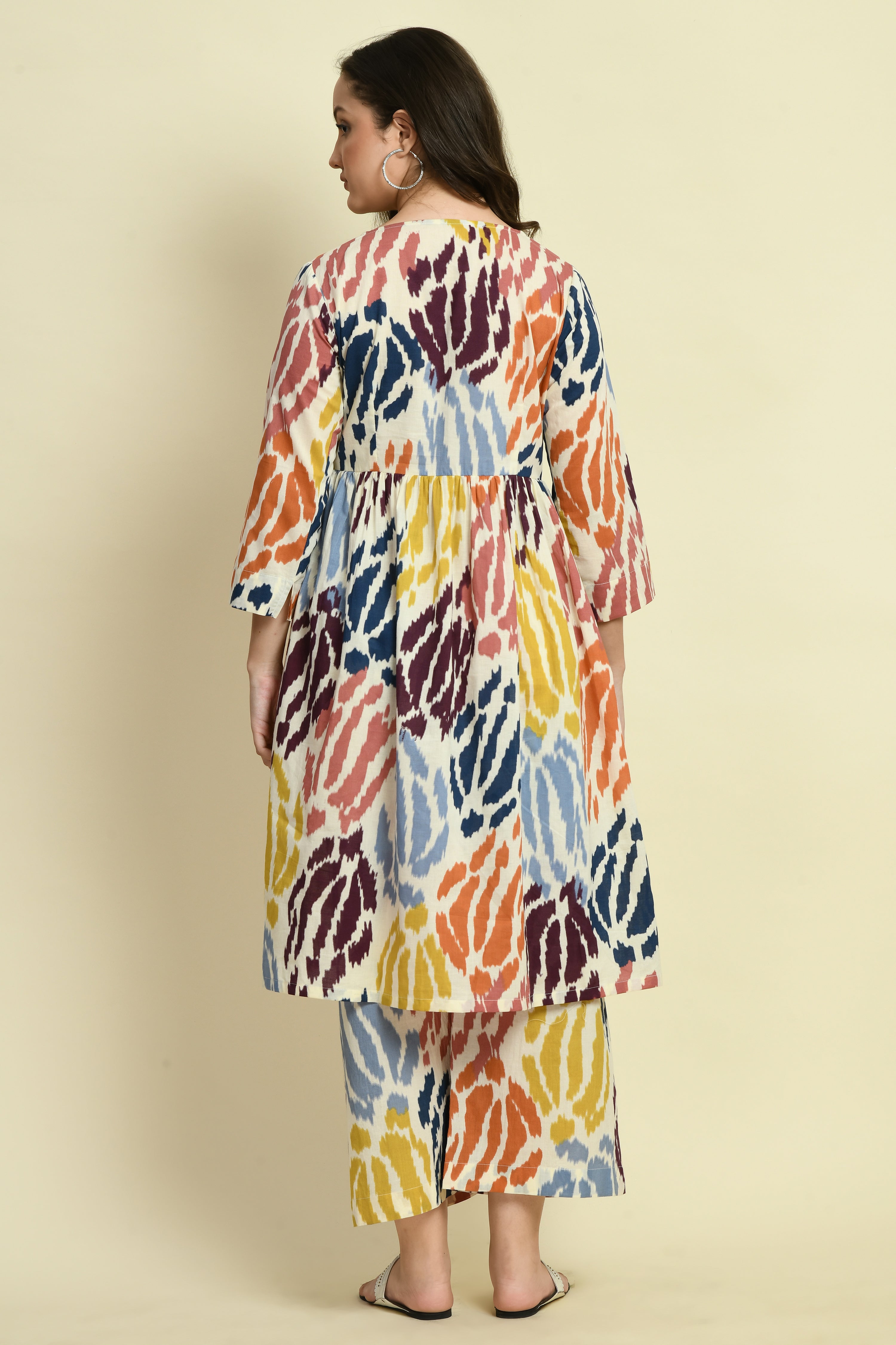 Gather on Yock Kurta Set | Gathered Kurta For Women