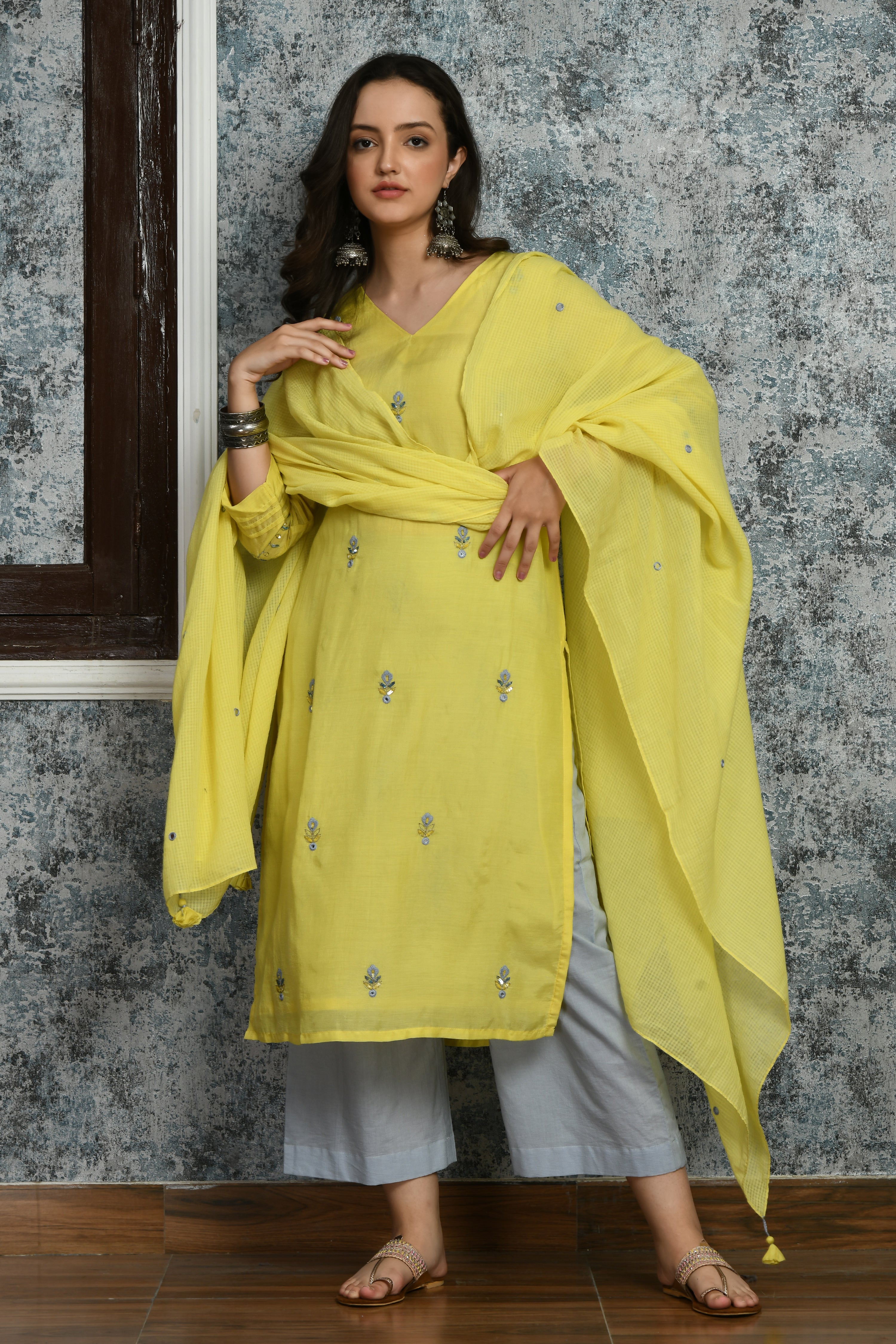 lime-yellow-embroidery-kurta-set