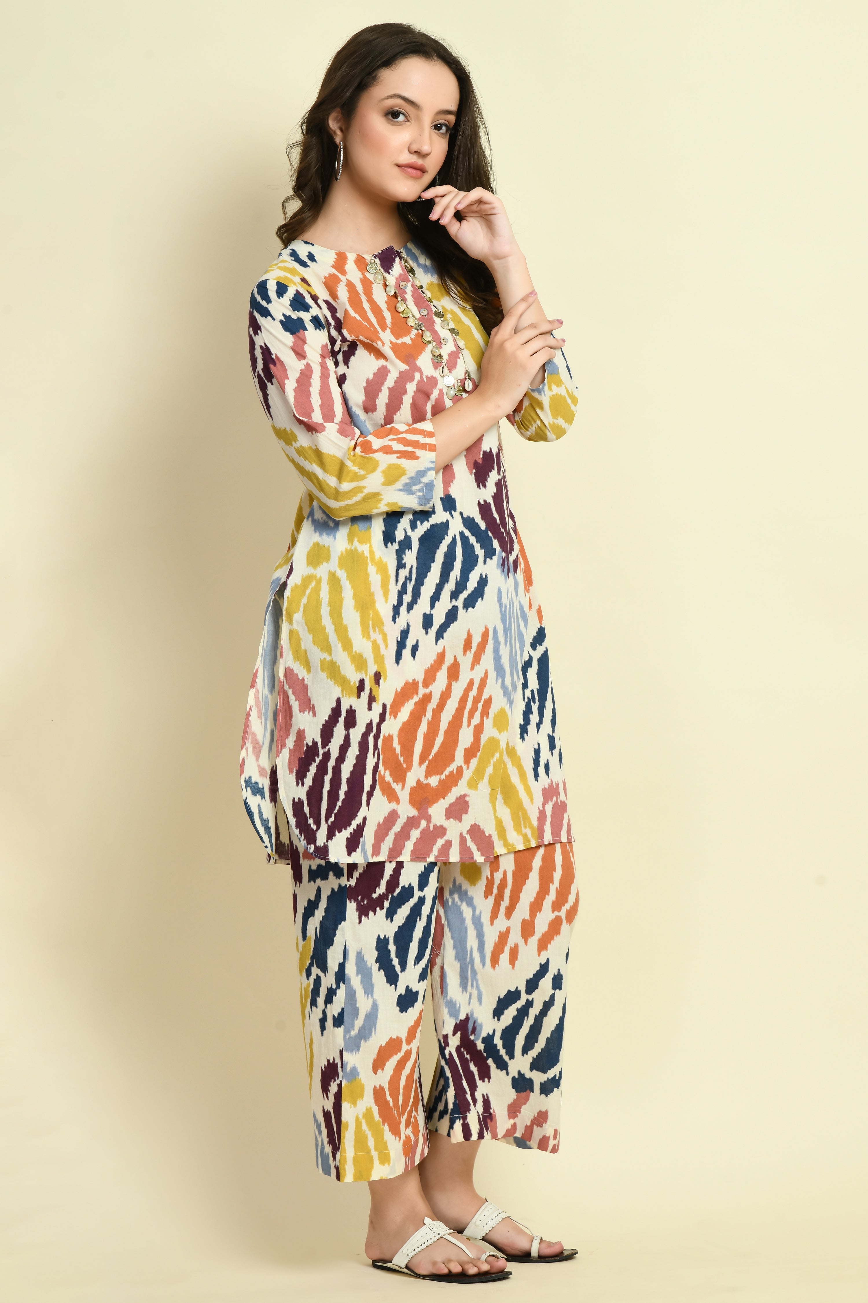 Seashell Cotton Kurta Only  | Shell Cotton Kurta for Women